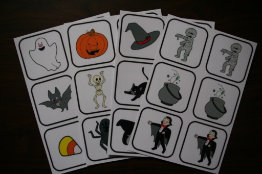 Jeu de mmoire (Halloween)